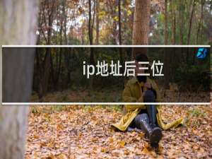 ip地址后三位