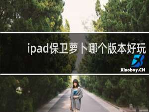 ipad保卫萝卜哪个版本好玩