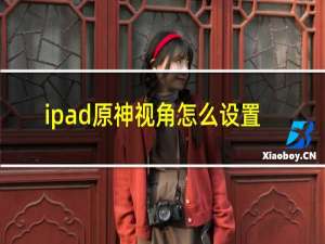 ipad原神视角怎么设置