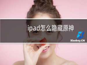 ipad怎么隐藏原神