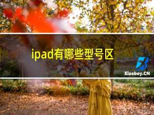 ipad有哪些型号区别是啥（ipad有哪些型号）