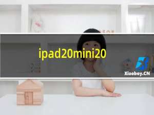 ipad mini 配置