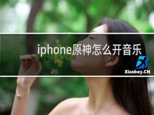 iphone原神怎么开音乐