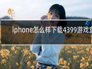 iphone怎么样下载4399游戏盒