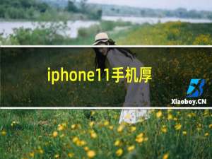 iphone11手机厚度