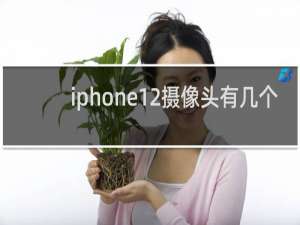 iphone12摄像头有几个