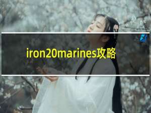 iron marines攻略