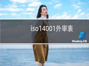 iso14001外审表