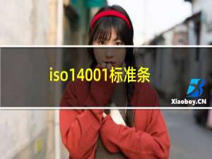 iso14001标准条文