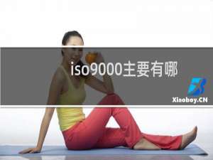 iso9000主要有哪些