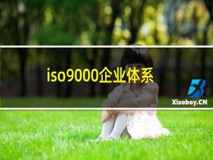 iso9000企业体系认证