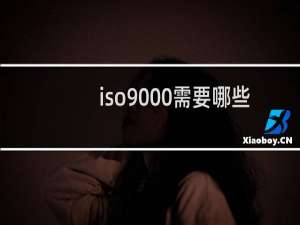 iso9000需要哪些材料