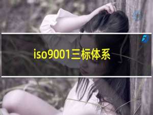 iso9001三标体系