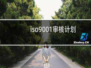 iso9001审核计划