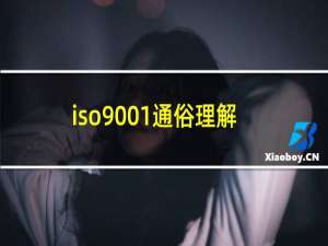 iso9001通俗理解