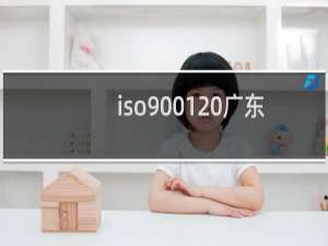 iso9001 广东