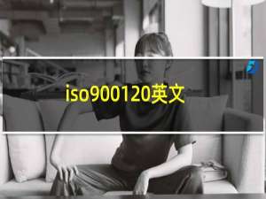 iso9001 英文