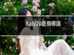 italy 是指哪国（italy是哪个国家西方文明中心意大利的简称）