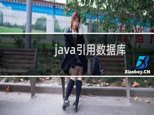 java引用数据库