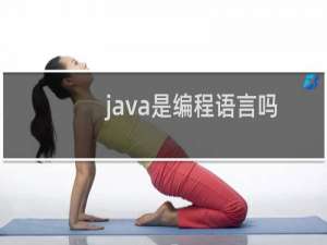 java是编程语言吗