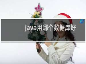 java用哪个数据库好