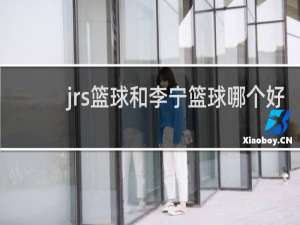 jrs篮球和李宁篮球哪个好