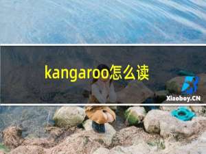 kangaroo怎么读英语单词