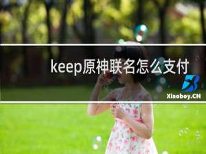 keep原神联名怎么支付