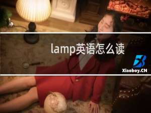 lamp英语怎么读