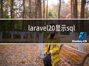 laravel 显示sql