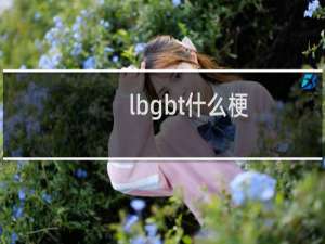 lbgbt什么梗