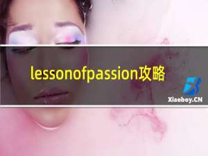 lessonofpassion攻略