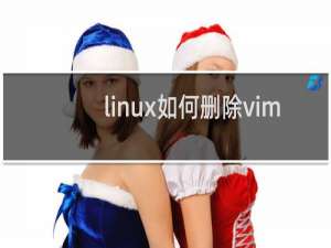 linux如何删除vim