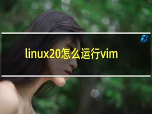 linux 怎么运行vim