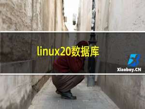 linux 数据库
