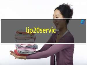 lip service