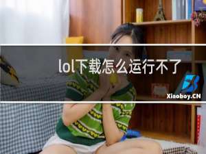 lol下载怎么运行不了