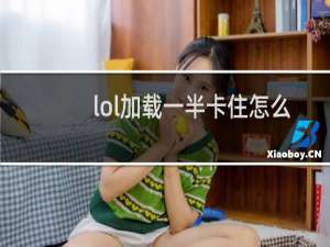 lol加载一半卡住怎么办啊