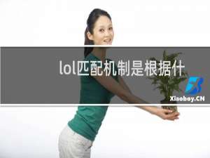 lol匹配机制是根据什么来匹配的
