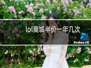 lol商城半价一年几次