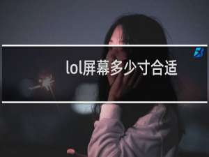 lol屏幕多少寸合适