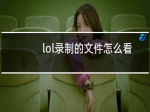 lol录制的文件怎么看