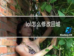 lol怎么修改回城