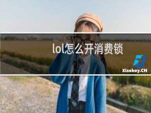lol怎么开消费锁