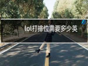 lol打排位需要多少英雄