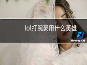 lol打腕豪用什么英雄