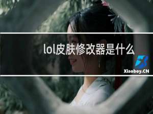 lol皮肤修改器是什么东西