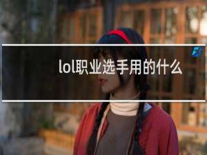 lol职业选手用的什么显示器