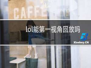 lol能第一视角回放吗