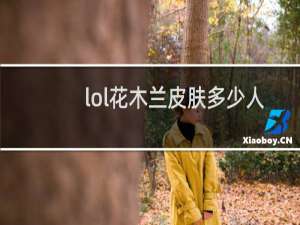 lol花木兰皮肤多少人民币